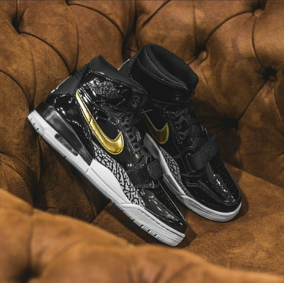 Jordan Legacy 312 "GOLD PATENT" - Picture 2 of 3